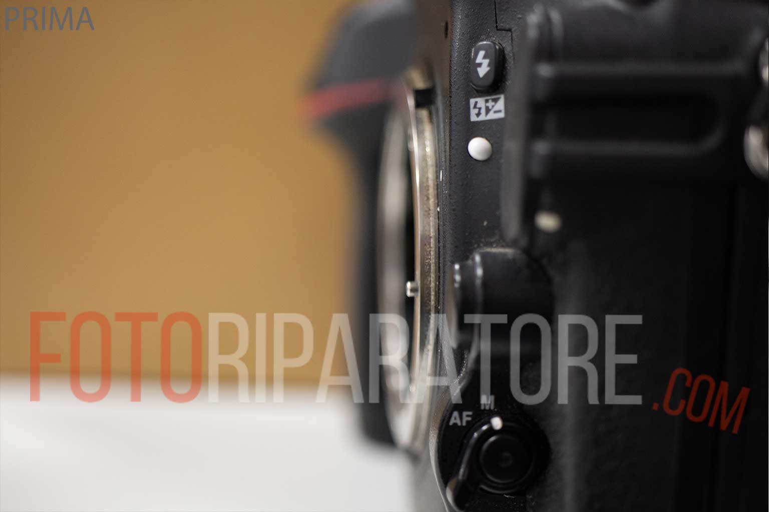 Nikon D800 Autofocus non funzionante