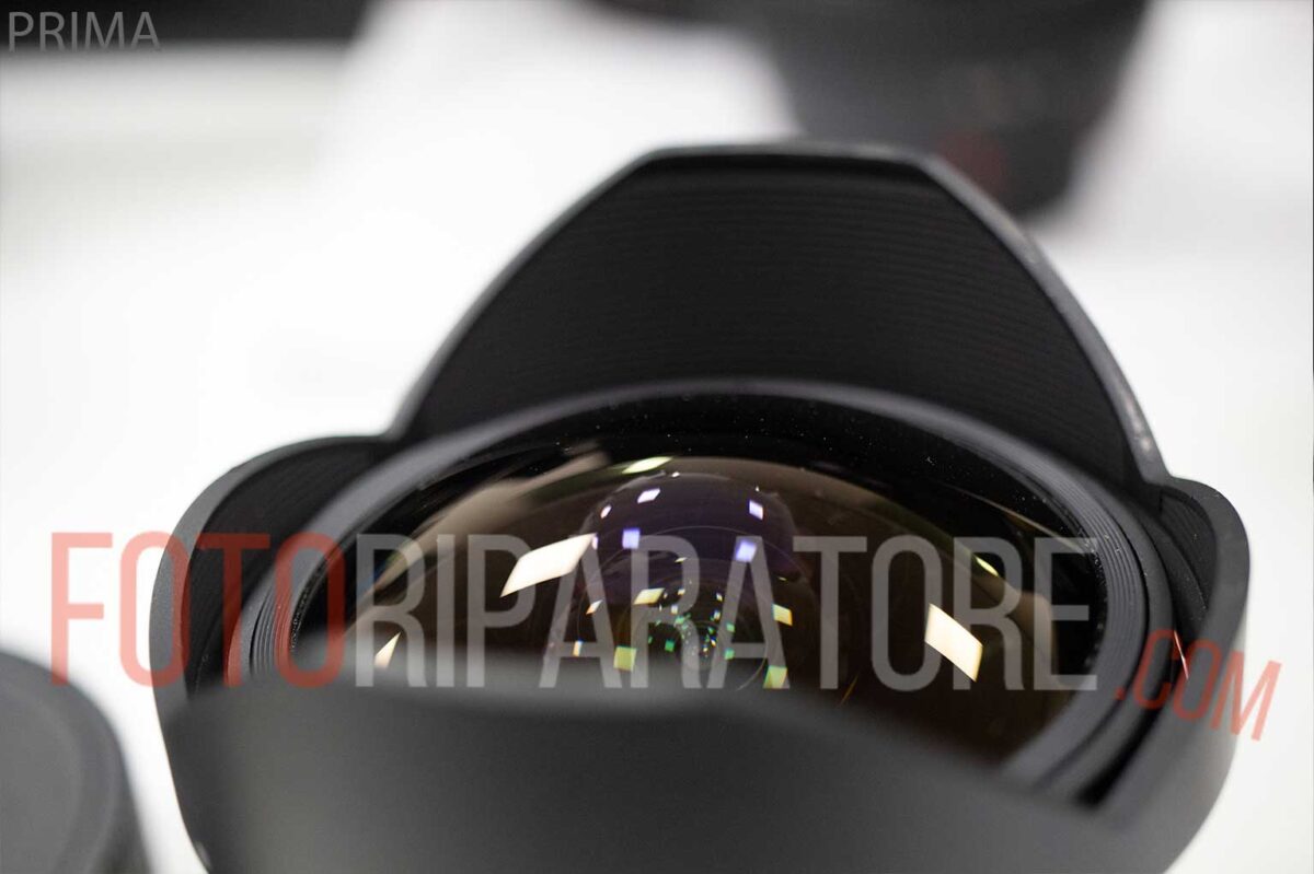 Samyang 8mm messa a fuoco errata
