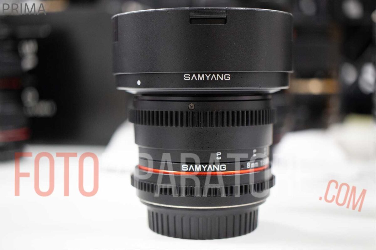 Samyang 8mm messa a fuoco errata