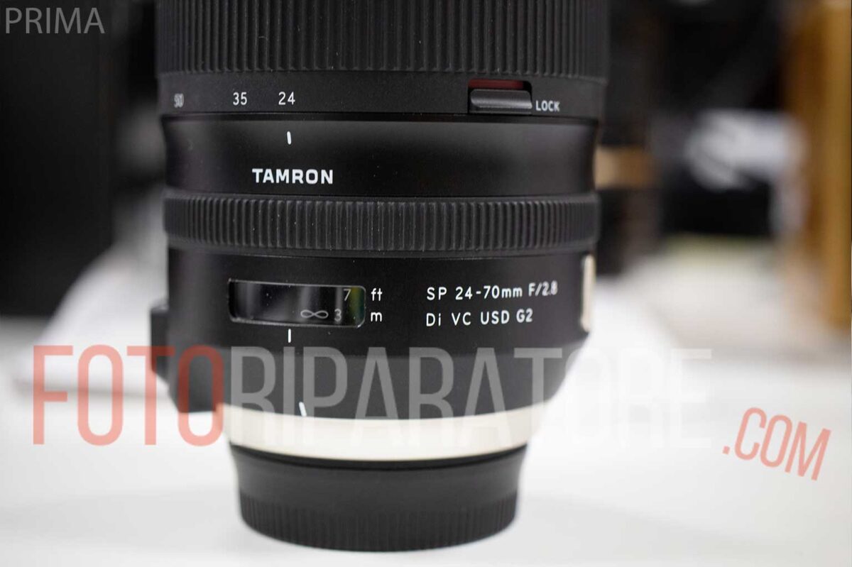 Riparazione Tamron 24-70 G2 Nikon con messa a fuoco bloccata