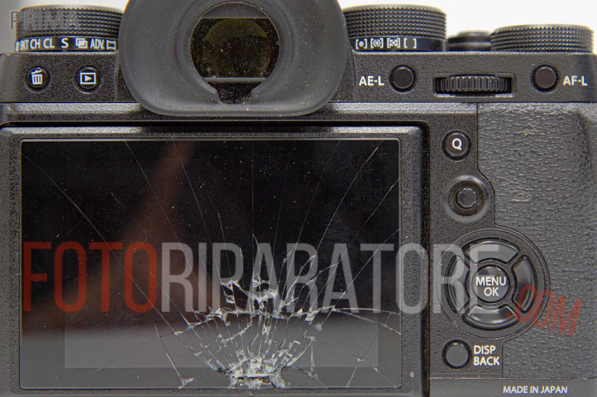 Fujifilm X-T2 Display LCD rotto