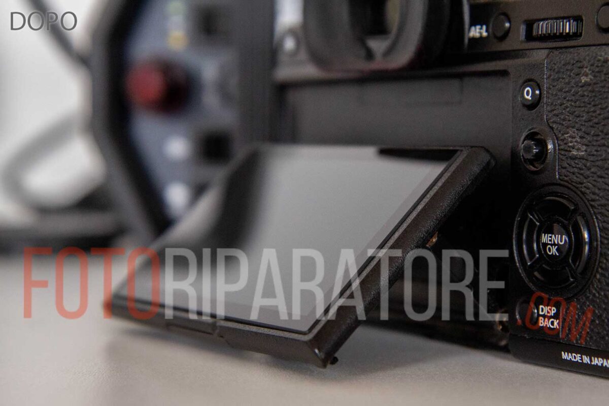 Fujifilm X-T2 Sostituzione Display LCD rotto
