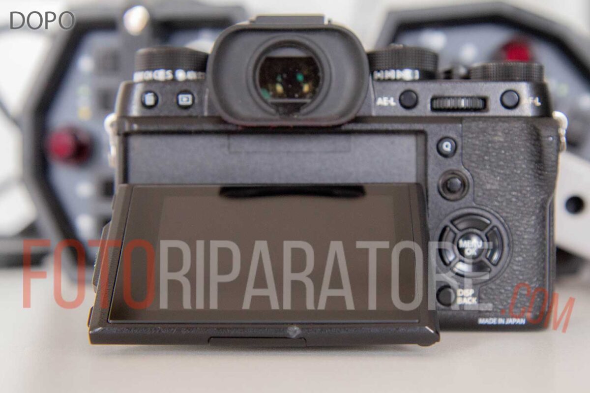 Fujifilm X-T2 Sostituzione Display LCD rotto